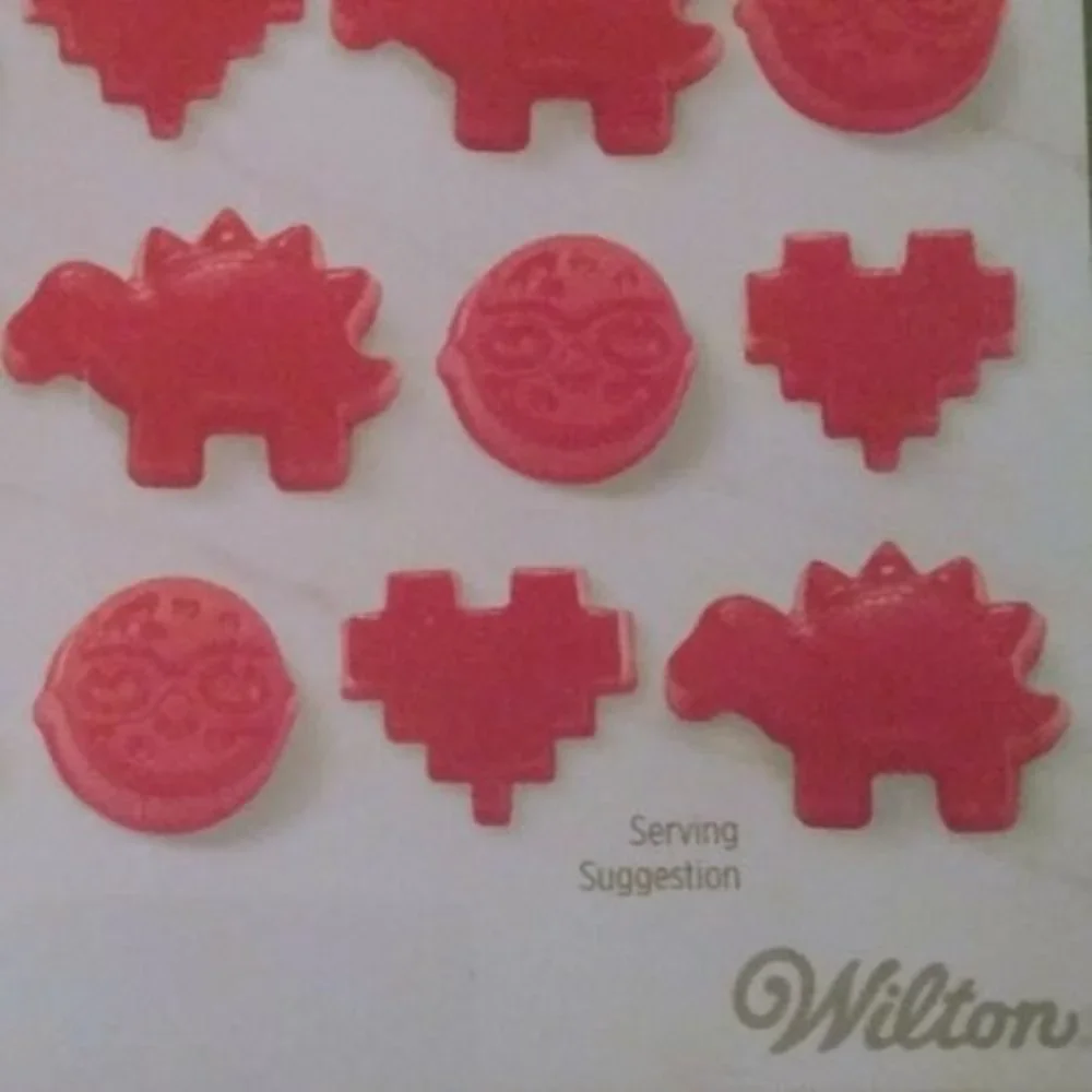 2/$20 Wilton RO Silicone Candy Mold Nerdy Nummies Rosanna Pansino 42 Cavities